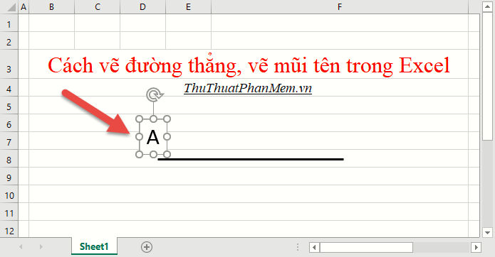 Nhấn giữ chuột theo hướng bạn muốn tạo Hộp văn bản - nhập nội dung