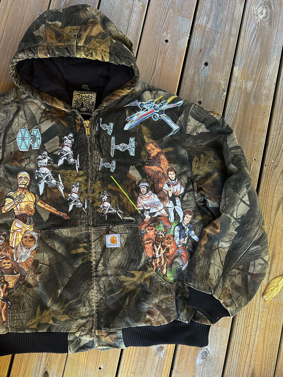 Thumbnail: Battle of Endor Camo Carhartt Duck Jacket