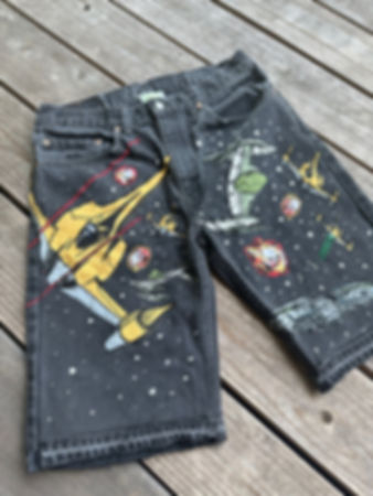 Battle of Naboo Jean Shorts