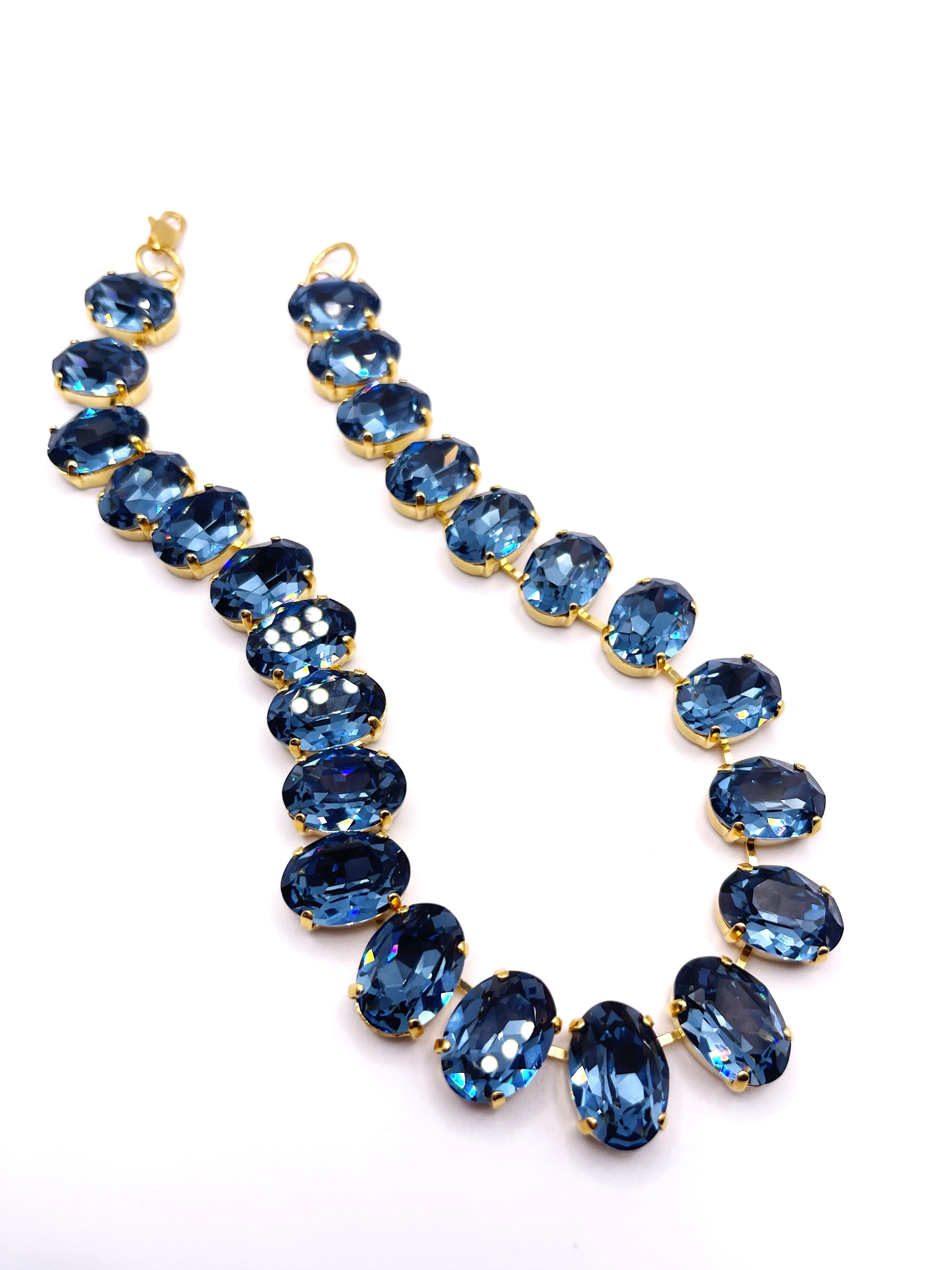 ROMY SWAROVSKI NECKLACE IN DENIM