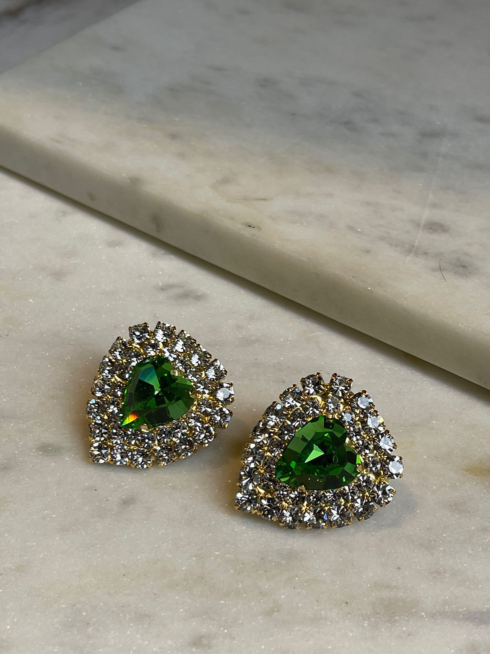 Thumbnail: Barbara Earrings with Crystals 