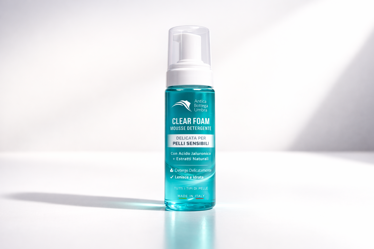NEW MOUSSE DETERGENTE--CLEAR FOAM