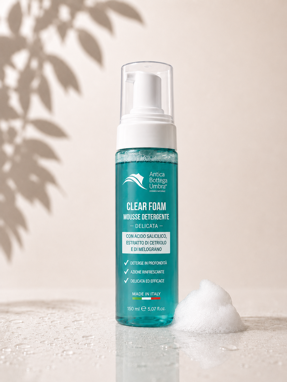 NEW MOUSSE DETERGENTE--CLEAR FOAM