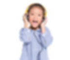 Girl with Headphones Isolated_edited