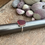 Thumbnail: Red Seaham Seaglass and Sterling Silver Ring (size S US 9)