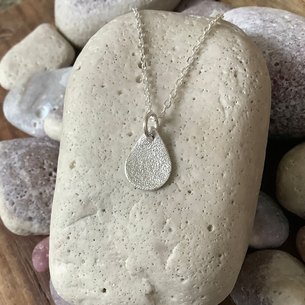 Thumbnail: Sterling Silver Fused Silver Dust Pendant