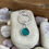Thumbnail: Teal Icelandic Seaglass Pendant 