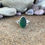 Thumbnail: Green Multi Seaham Seaglass and Sterling Silver Ring (size O US 7)