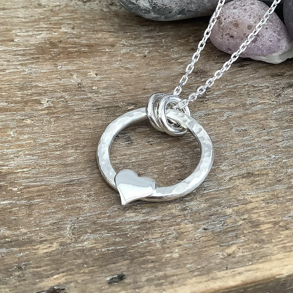 Thumbnail: Sterling Silver Heart Pendant 