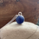 Thumbnail: Seaham Seaglass Blue Multi Marble and Sterling Silver Pendant 