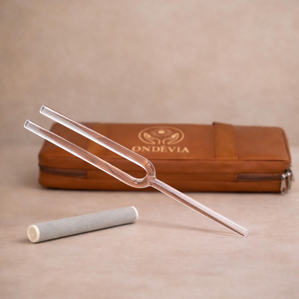 Diapason de Cristal ONDËVIA – Signature Harmonie + Housse de transport