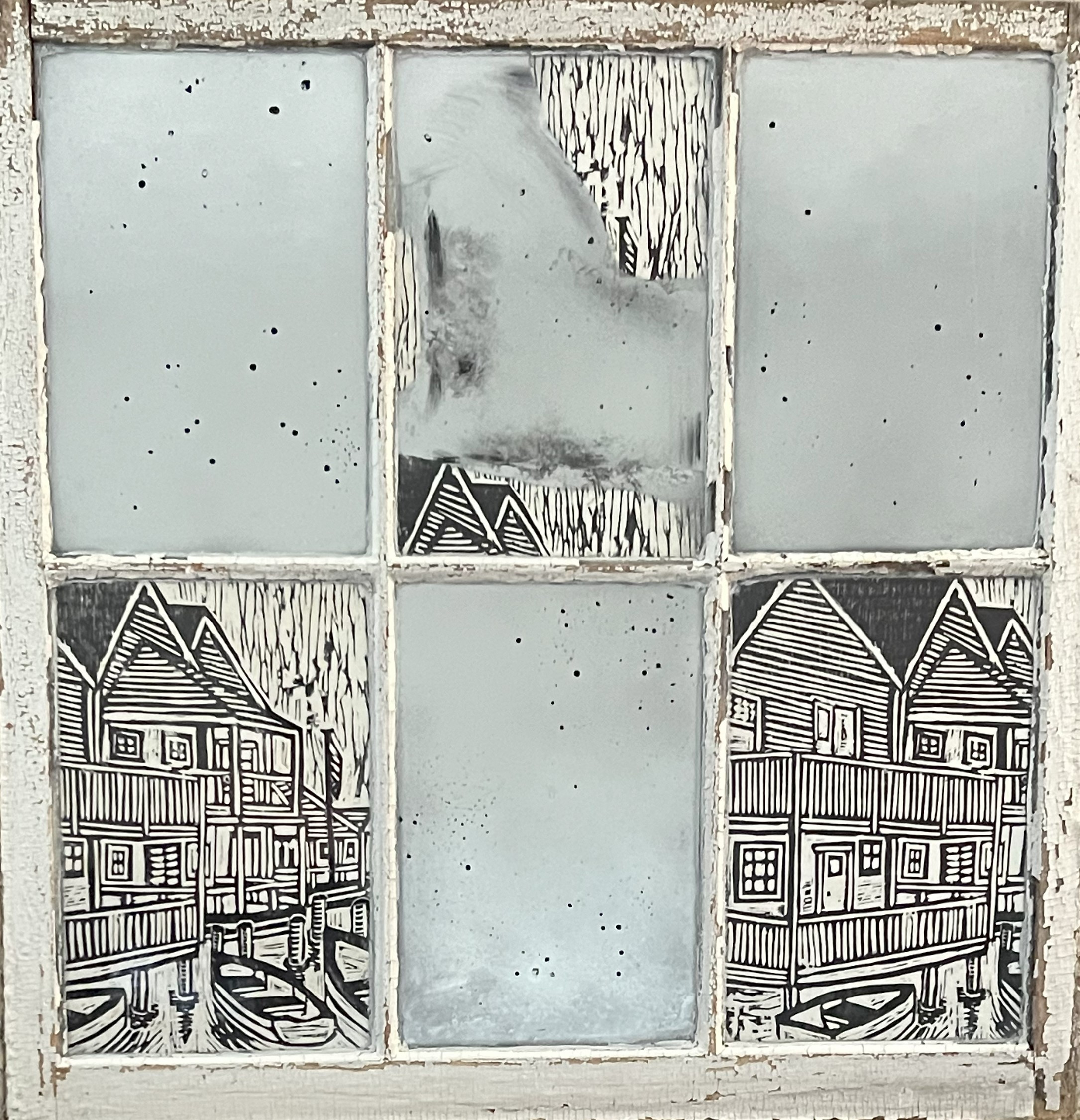 Nantucket Woodcut-Sold