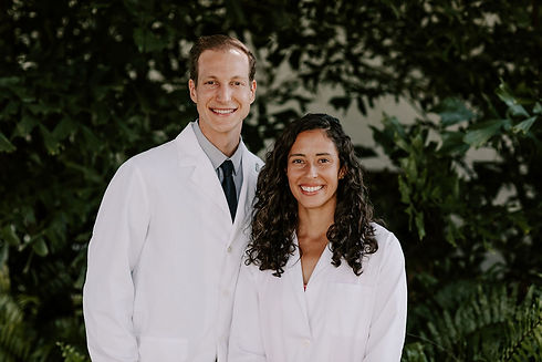 Yoder's in white coats