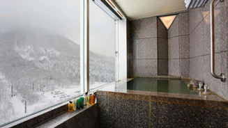 The Hilton Niseko Village private onsen