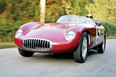 Award at the closing ceremony of the Mille Miglia