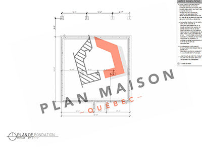 Plan de rdc d'une maison moderne | Plan Maison Québec