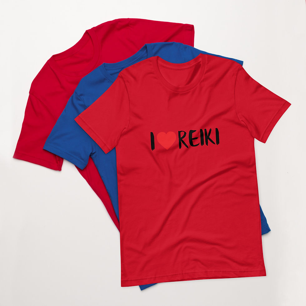 Thumbnail: I LOVE REIKI Unisex t-shirt