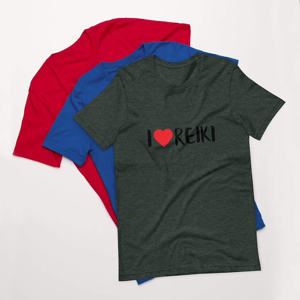 Thumbnail: I LOVE REIKI Unisex t-shirt