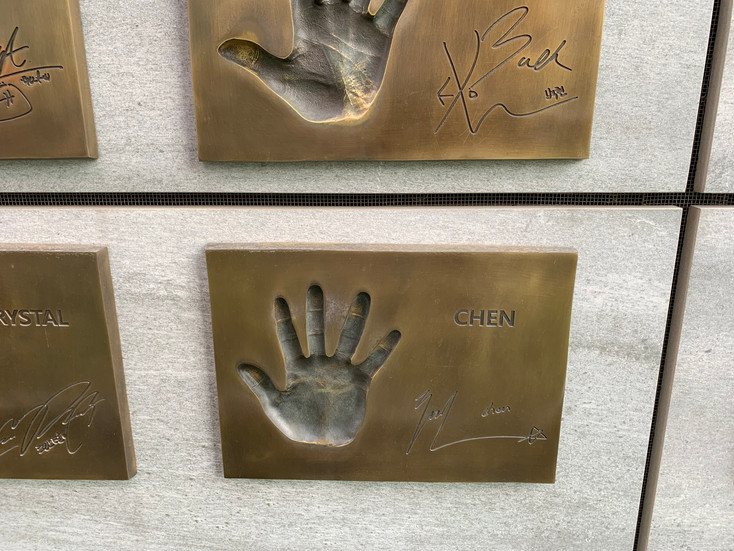 Handabdrücke bekannter Kpop-Stars