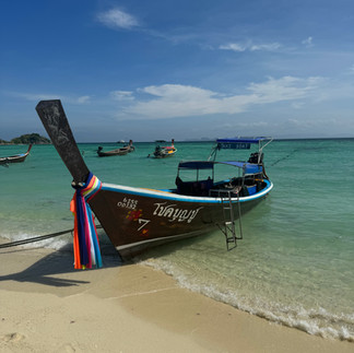 Taxi-Boot am Sunrise Beach