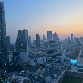 Blick auf Bangkok vom Rooftop aus