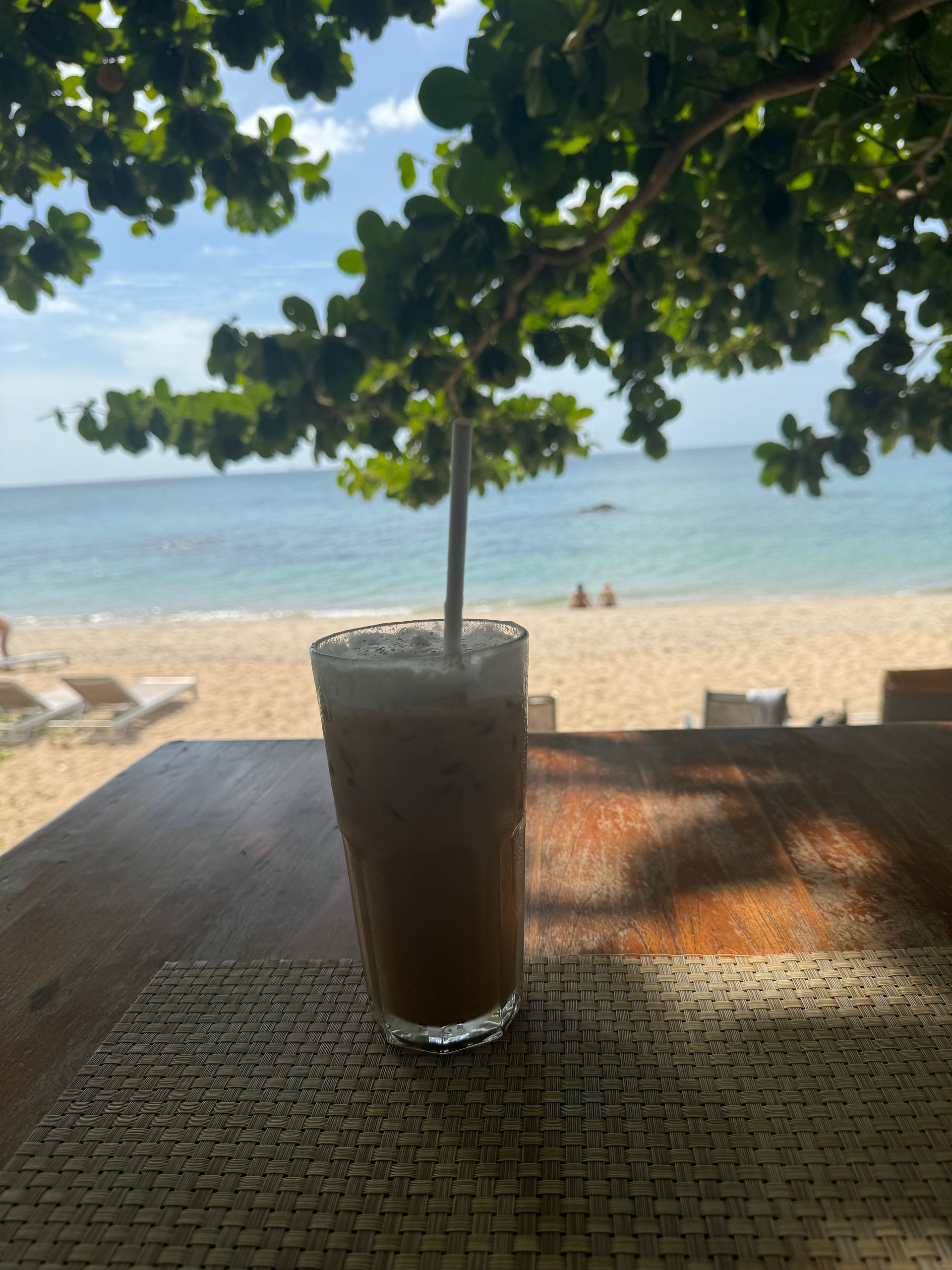 Iced Latte Macchiato, der beste in Thailand