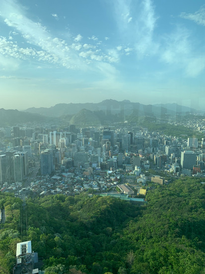 Ausblick auf Seoul vom N Seoul Tower
