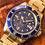 Thumbnail: 1981 Rolex Gold Submariner 16808 Tropical Blue Dial