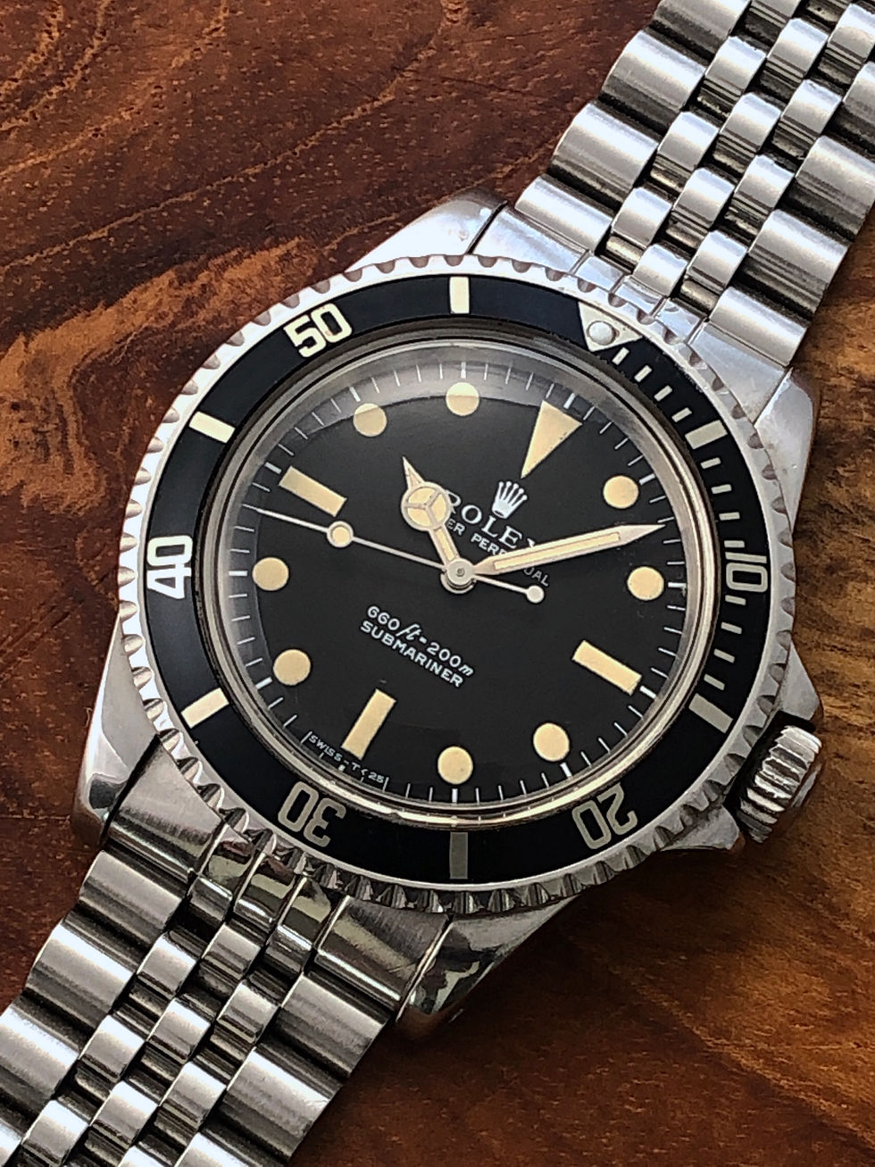 1970 Serif Dial Rolex Submariner ref 5513