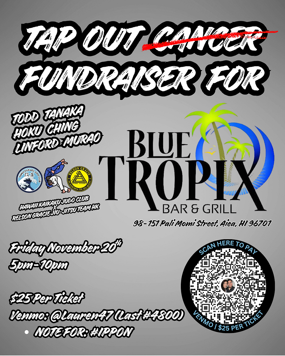 11/20/26 FUNDAISER EVENT AT BLUE TROPIX BAR & GRILL AIEA, HAWAII