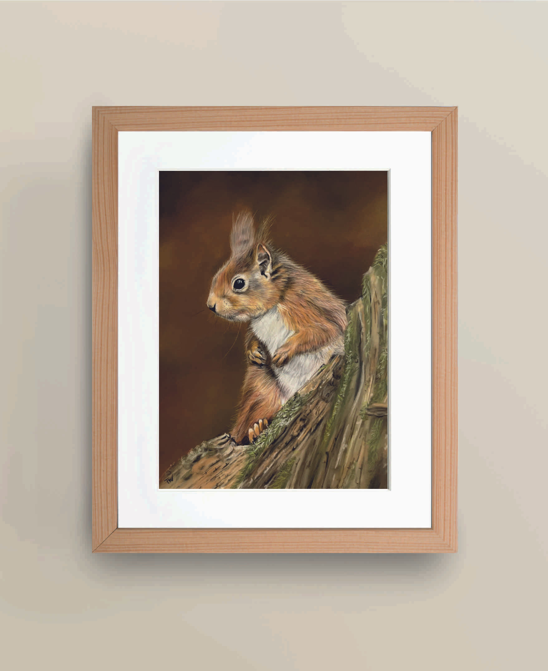 'The Autumn Squirrel' A4 Limited Edition Print