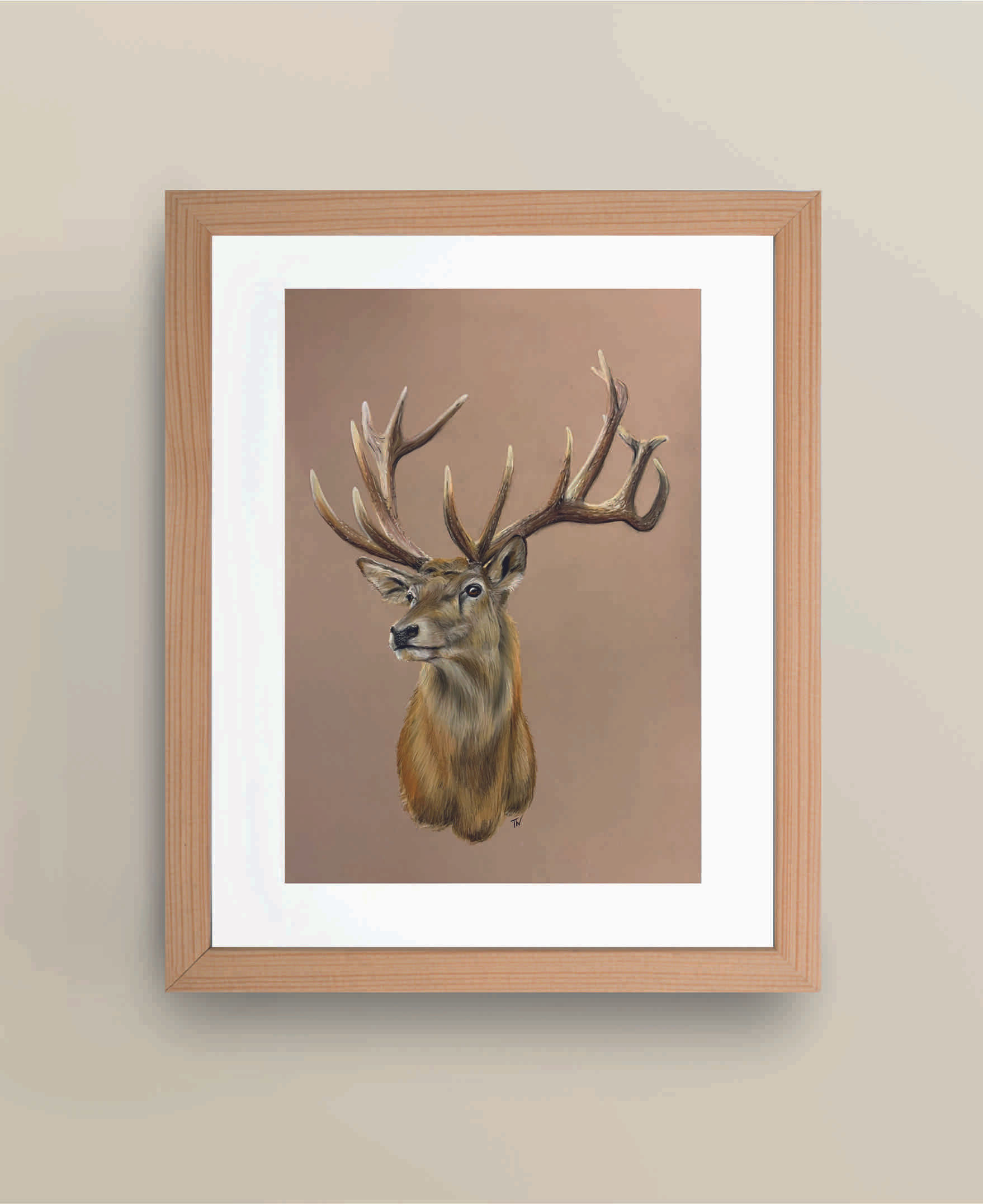 'The Majestic Stag' A4 Limited Edition Giclee Print