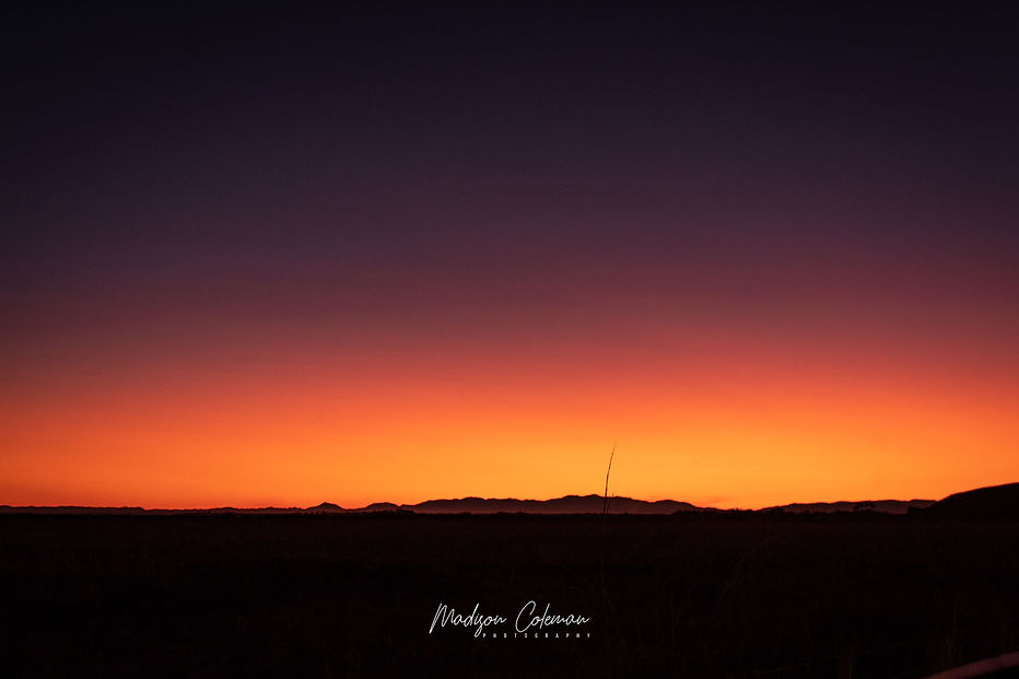 Blazing Red Sunset