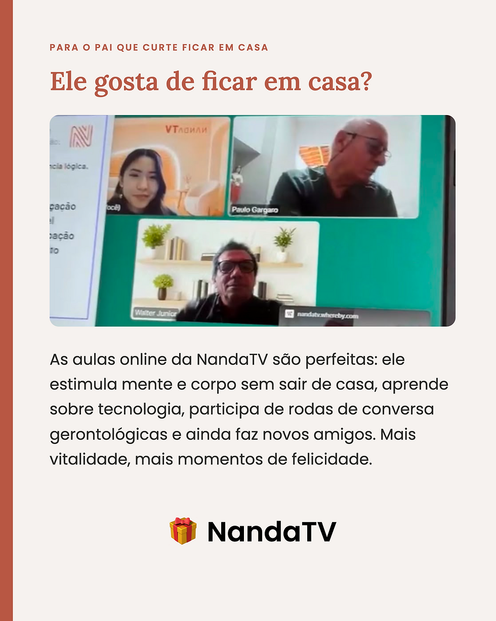 O Que Dar de Presente pra um Pai Idoso que Já Tem Tudo?