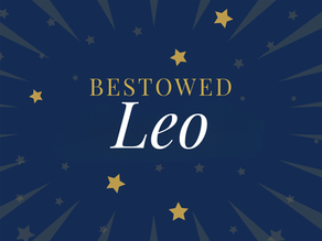 The name Leo is written in the stars.