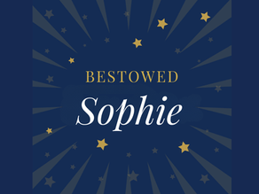 The name Sophie is written in the stars.