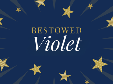 Violet's name is written in the stars.