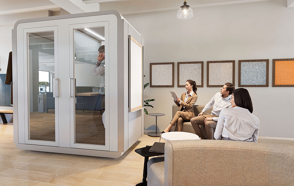 Cabina Doppio Riparo, Workstation, Flexible y adaptable