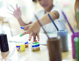 bambini pittura