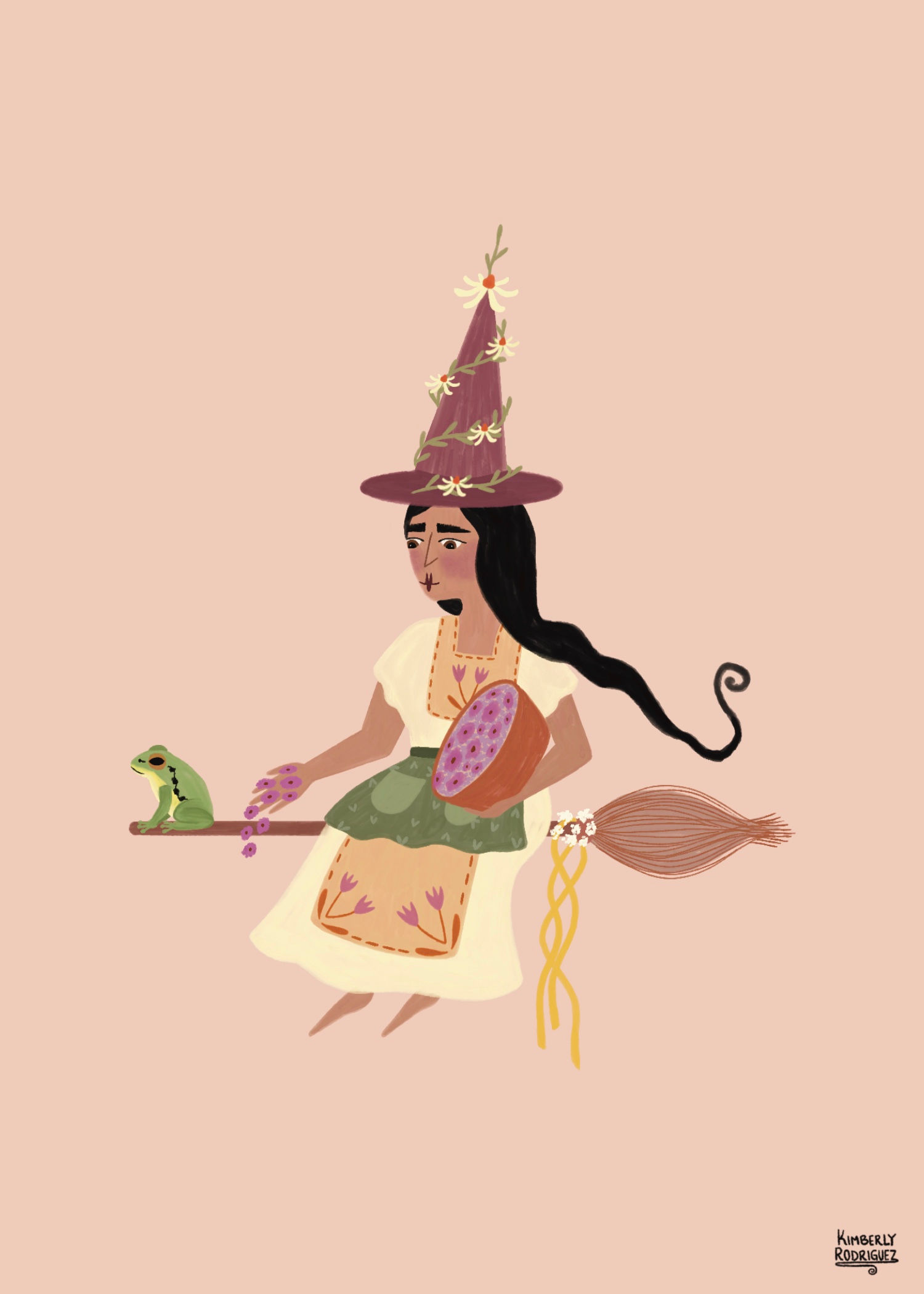 Flower Witch Print