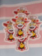 Thumbnail: Lucifer and his Ducky Sticker