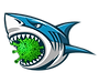 shark logo head