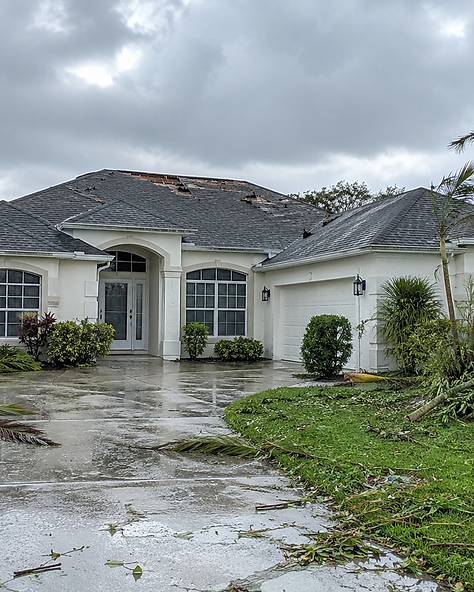 Storm damage restoration in Micco FL for hurricane damage, wind-driven rain, roof leaks, flooding, water intrusion, and prope