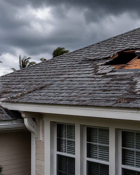 Storm damage restoration in Stuart FL for hurricane damage, wind-driven rain, roof leaks, water intrusion, and property repai