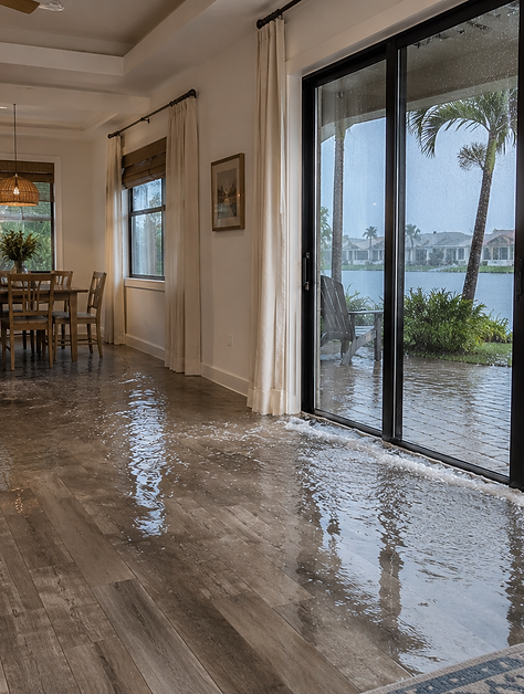 Water mitigation in Palm Bay FL with drying equipment, moisture control, and water damage restoration for homes, condos, busi
