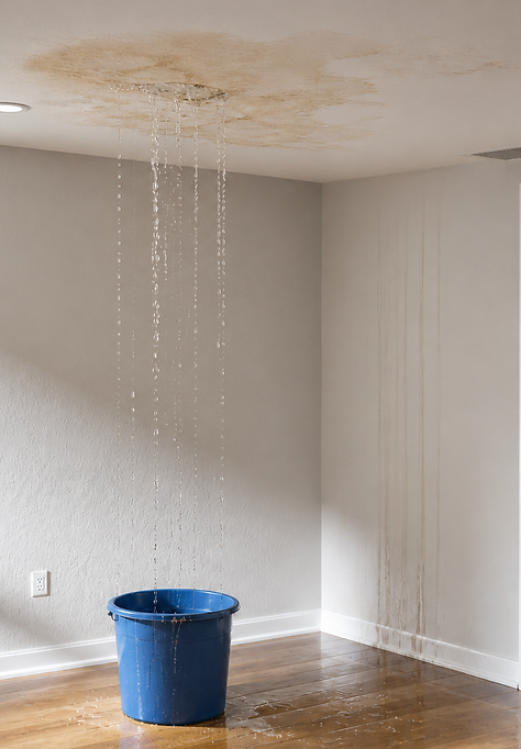 Water damage drying equipment placed inside a property to help control moisture and support the restoration process