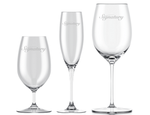 Verre de vin personnalisé avec logo