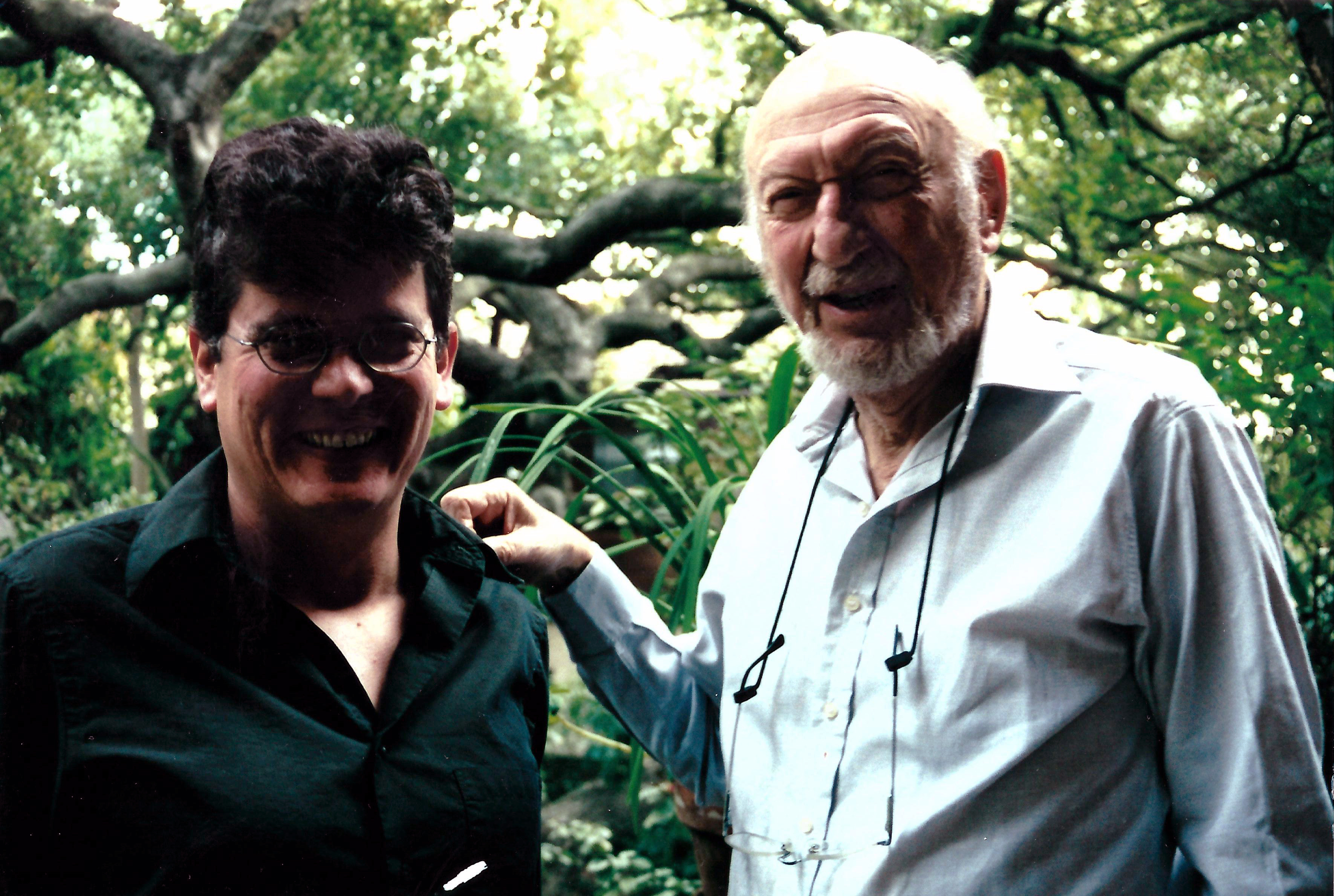 Richard Arsenault with director Irvin Kershner