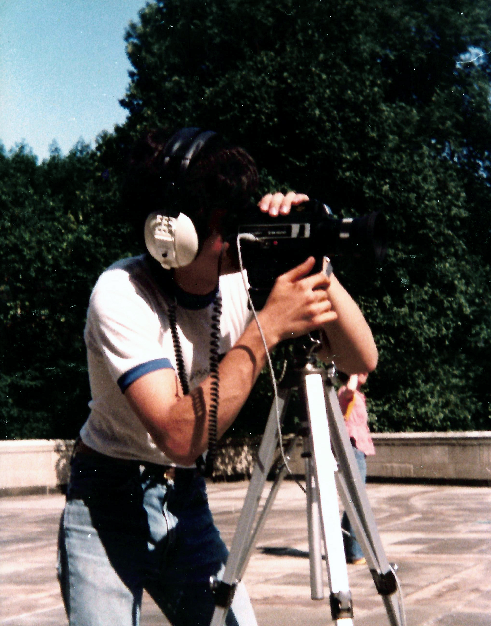 Richard Arsenault working on the production of King's Bane