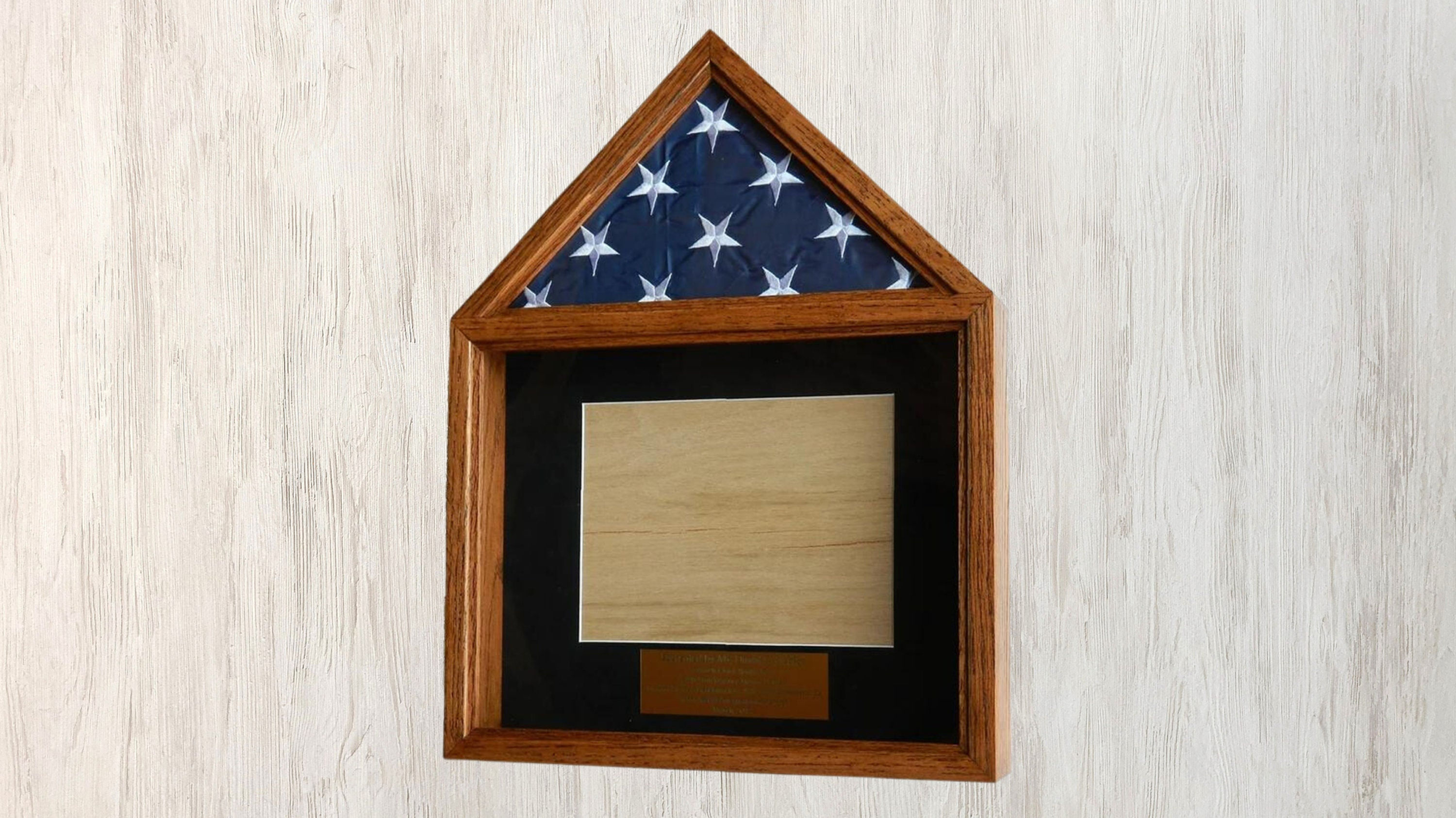 Military Shadow Box, Flag Certificate Display Case, Folded Flag Case, Certificat